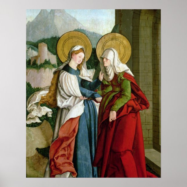 The Visitation (oil on panel) Poster (Front)
