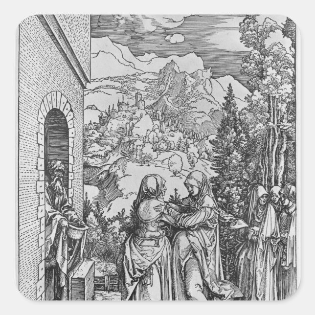 The Visitation Square Sticker (Front)