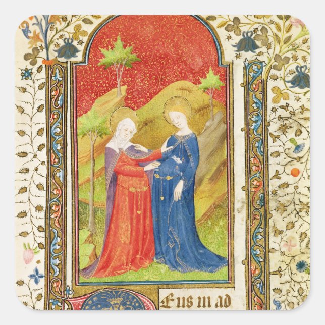 The Visitation Square Sticker (Front)