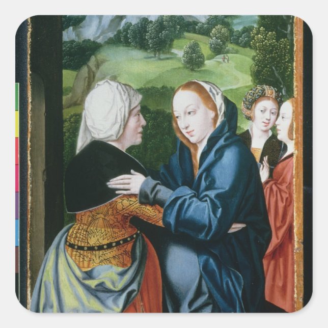 The Visitation Square Sticker (Front)