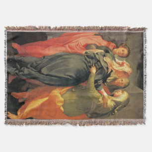 The Visitation Throw Blanket