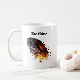 "The visitor," Space Rock from outer space Coffee Mug