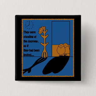 The Visitors 15 Cm Square Badge
