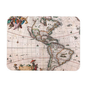 The Visscher map of the New World Magnet