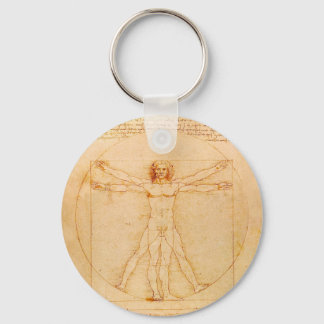 The Vitruvian Man - Leonardo da Vinci Key Ring