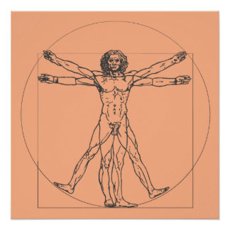 The Vitruvian Man Poster