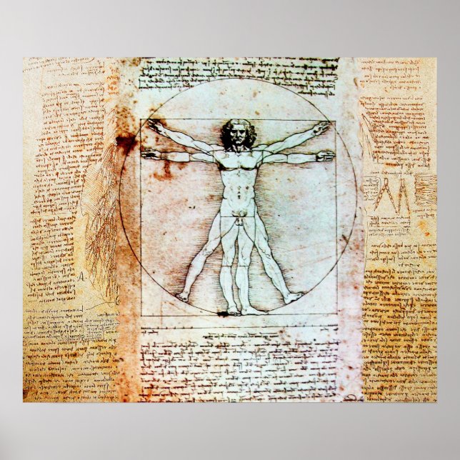 THE VITRUVIAN MAN POSTER (Front)