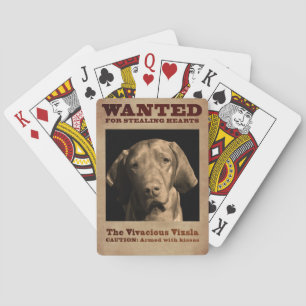 The Vivacious Vizsla Playing Cards