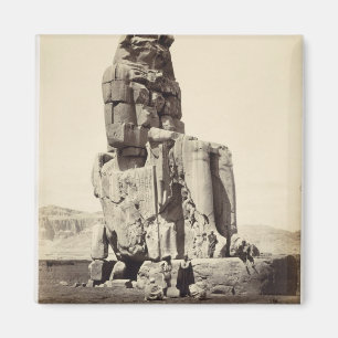 The 'Vocal Memnon', Colossal Statue of Amenhotep I Magnet