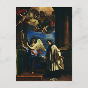 The Vocation of Saint Aloysius Luigi Gonzaga Holiday Postcard