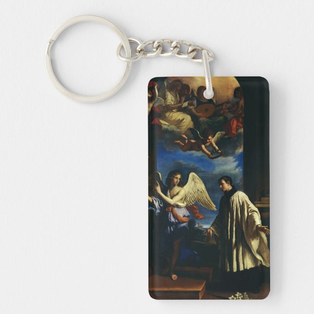The Vocation of Saint Aloysius Luigi Gonzaga Key Ring (Front)