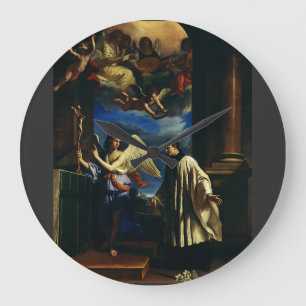 The Vocation of Saint Aloysius Luigi Gonzaga Large Clock