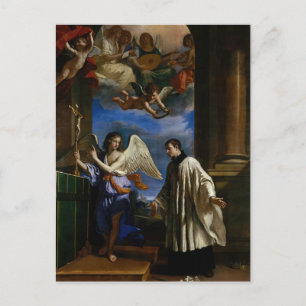 The Vocation of St. Aloysius Gonzaga by Guercino Postcard