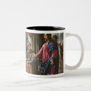 The Vocation of St. Matthew Two-Tone Coffee Mug