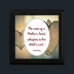 The Voice Of A Mother's Heart Whispers Gift Box<br><div class="desc">Mother's Day Gift Box. The Voice Of A Mother's Heart Whispers To The Child's Soul Poem by Corbin Henry. Are you making something for a wedding, birthday, Mother's Day, Father's Day, a graduation, Cinco De Mayo, Memorial Day, 4th of July, back to school, Halloween, Thanksgiving, Christmas, or adding your family...</div>