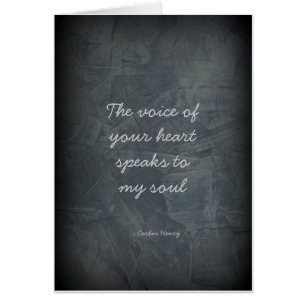 The Voice Of Your Heart - Slate Grey