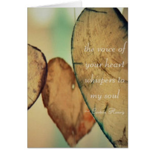 The Voice Of Your Heart Whispers To My Soul