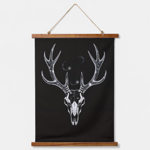 The Void Stag – Skeleton of the Cosmos Hanging Tapestry