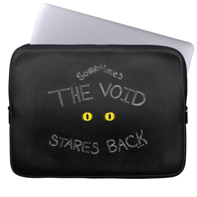 The Void Stares Back Laptop Sleeve (Front)