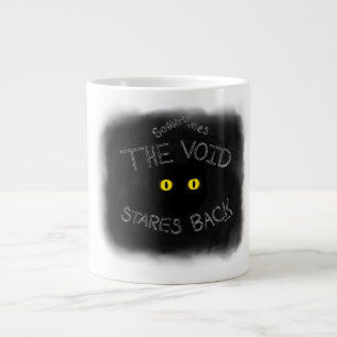 The Void Stares Back Large Coffee Mug