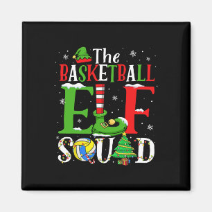 The Volleyball Elf Squad Matching Volleyball Playe Magnet