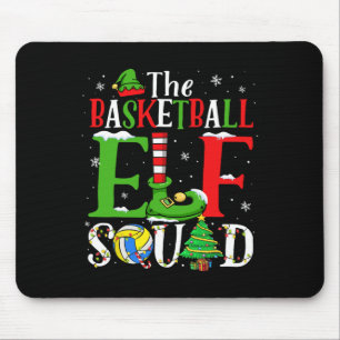 The Volleyball Elf Squad Matching Volleyball Playe Mouse Pad
