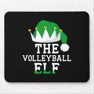 The Volleyball Elf Xmas Family Matching Group Chri Mouse Pad