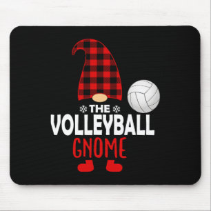 The Volleyball Gnome Family Xmas Christmas Mouse Pad