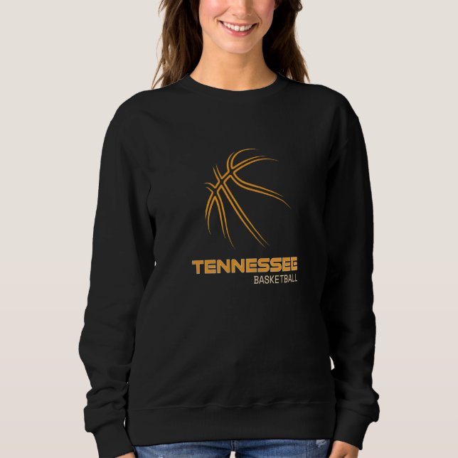 The Volunteer State Sports Fan Tennessee Basketbal Sweatshirt (Front)