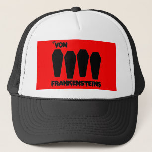 The Von Frankensteins - Coffin Logo Trucker Hat