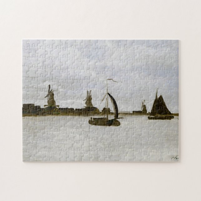 The Voorzaan Monet Fine Art Jigsaw Puzzle (Horizontal)