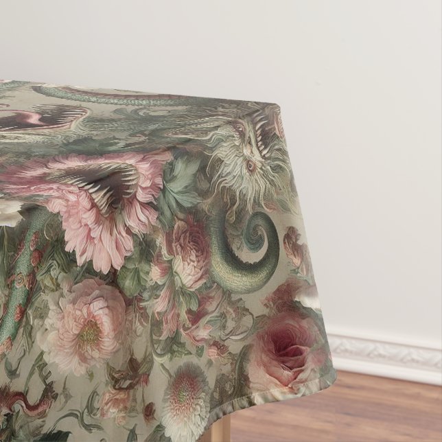 The Voracious Verdants – Gothic Medium Pattern Tablecloth (In Situ)