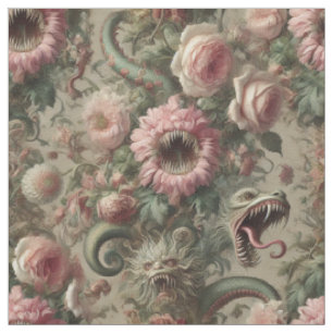 The Voracious Verdants – Gothic Statement Tile Fabric