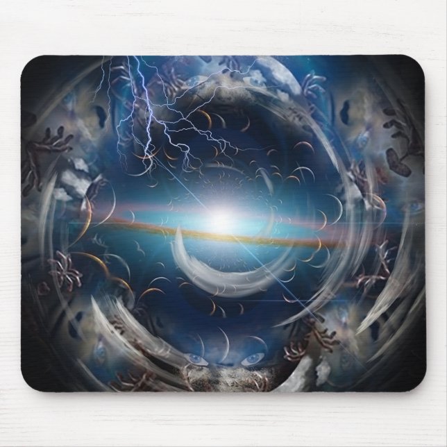 The vortex of insanity mouse pad (Front)