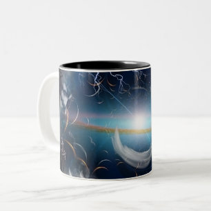 The vortex of insanity Two-Tone coffee mug