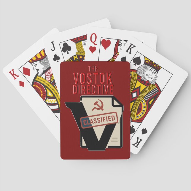 The Vostok Directive – Conspiracy Deck Playing Car Cards (Back)
