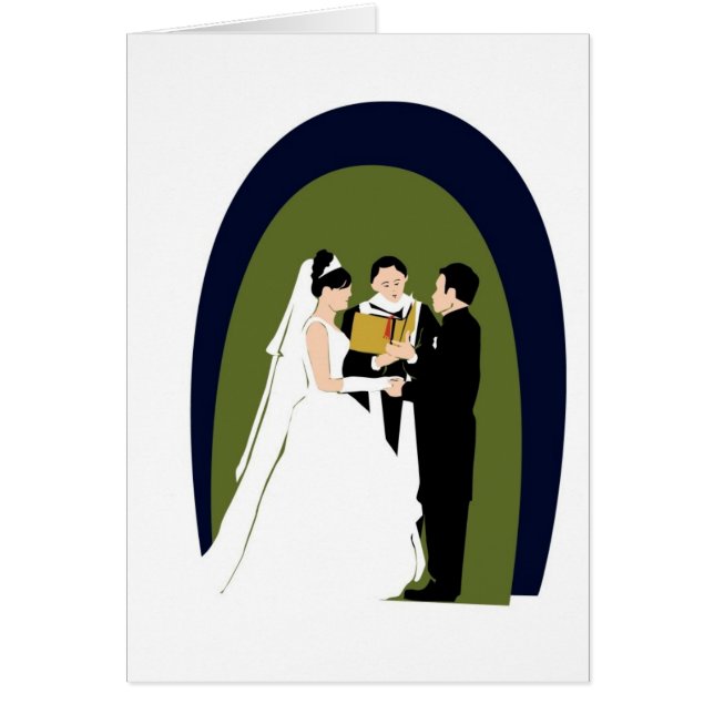 The Vows, Bride, Groom and Officiant (Front)