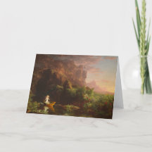 The Voyage of Life: Childhood Greeting Card