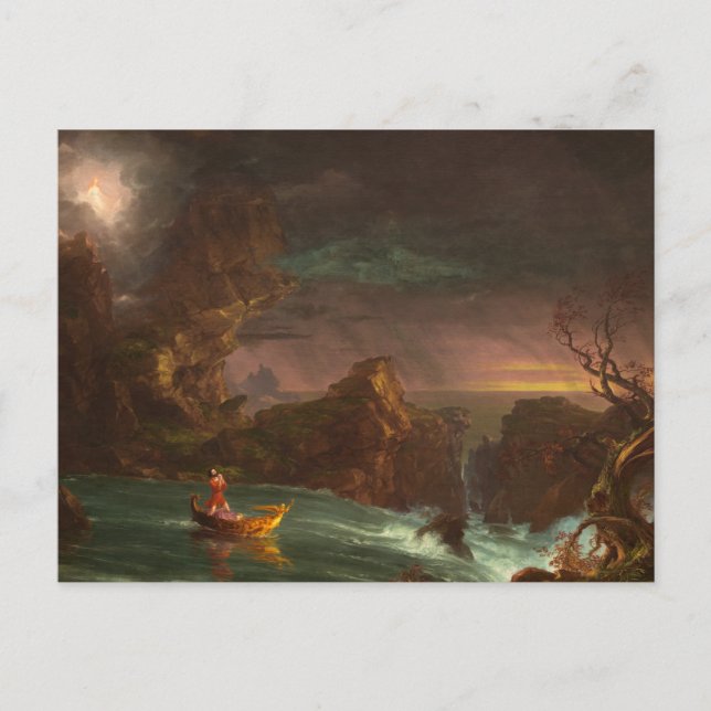The Voyage of Life: Manhood by Thomas Cole Postcar Postcard (Front)