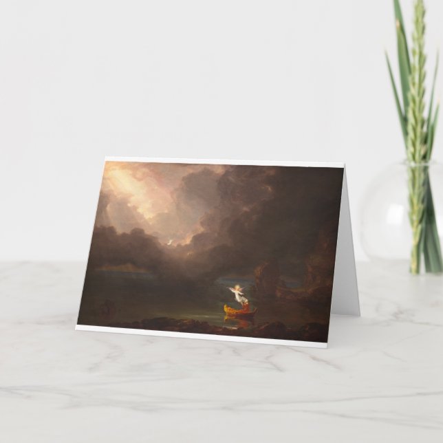 The Voyage of Life: Old Age Greeting Card (Front)