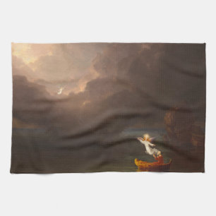 The Voyage of Life Old Age Thomas Cole 1842 Tea Towel