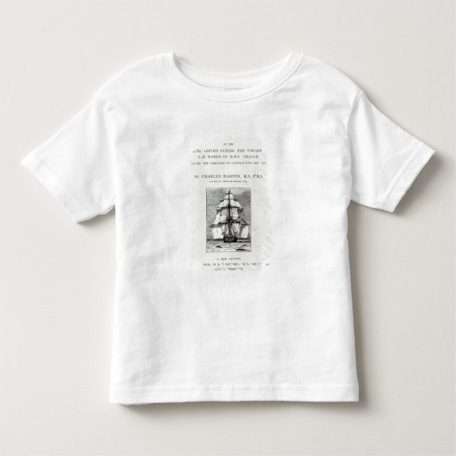 The Voyage of the Beagle Toddler T-Shirt (Front)