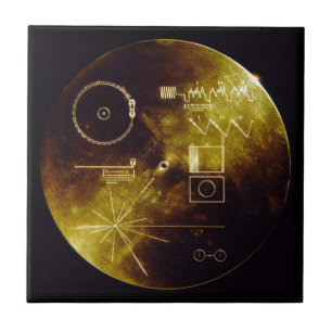 The Voyager Golden Record Ceramic Tile