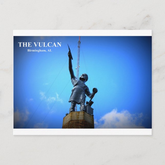 THE VULCAN STATUE POSTCARD (Front)