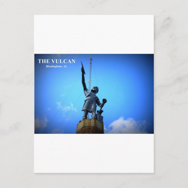 THE VULCAN STATUE POSTCARD (Front)