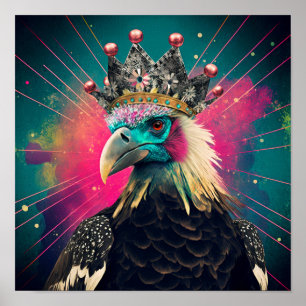 The Vulture Queen - Vulture Bird Wall Art