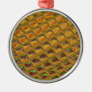 The waffle metal tree decoration