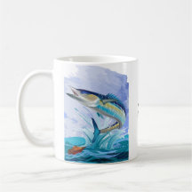 The Wahoo Fishing Drinks Tea or Coffee Mug
