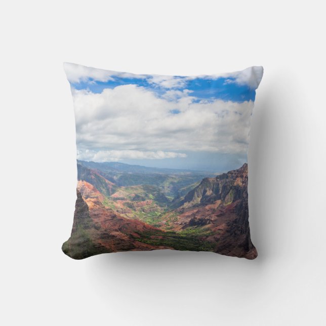 The Waimea Canyon Cushion (Front)