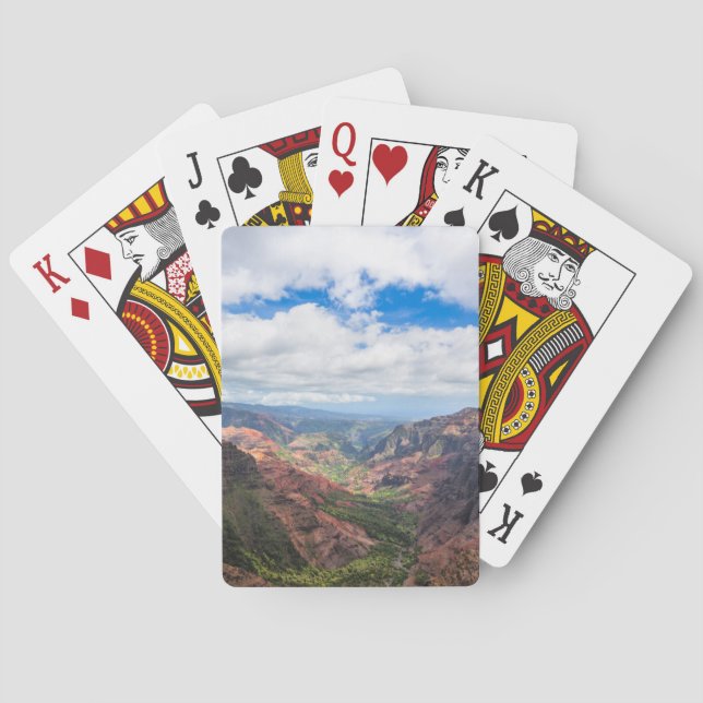 The Waimea Canyon Playing Cards (Back)